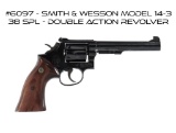 Smith & Wesson Model 14-3 38 Spl Double Action Revolver