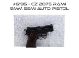 CZ 2075 RAMI 9mm Semi Auto Pistol