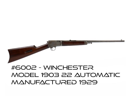 Winchester Model 1903 22 Automatic Semi Auto Rifle