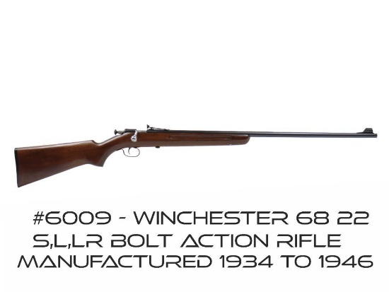 Winchester 68 22 S,L,LR Bolt Action Rifle