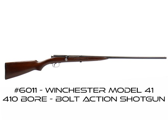 Winchester Model 41 410 Bore Bolt Action Shotgun