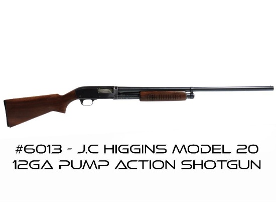 J.C Higgins Model 20 12Ga Pump Action Shotgun