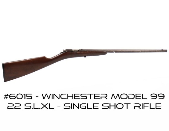 Winchester Model 99 22 S.L.XL Single Shot Rifle