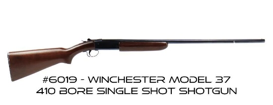 Winchester Model 37 410 Bore Single Shot Shotgun