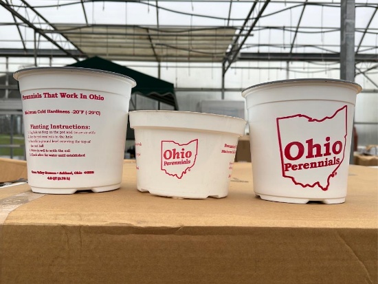 "Ohio Perennials" Trademark and Pots