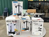 6 - West Bend Coffee Makers