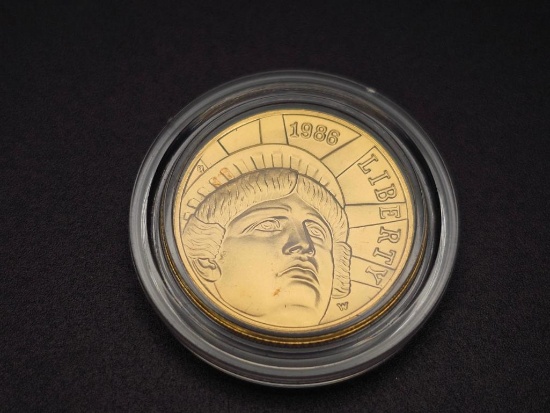 1986 W American Gold Half Eagle $5 Statue of Liberty Commemorative Coin