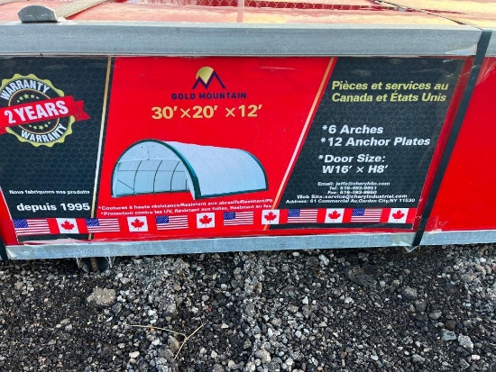 "ABSOLUTE" 2023 Golden Mountain 20' x 30' x 12' Dome Storage Shelter