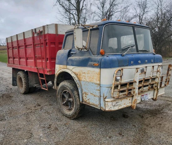 1969 Ford 600 Cabover Grain Truck | Commercial Trucks Hauling ...