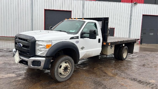 "ABSOLUTE" 2016 FORD F-550 Flatbed Truck