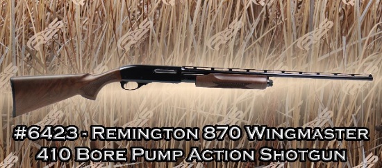 Remington 870 Wingmaster 410 Bore Pump Action Shotgun