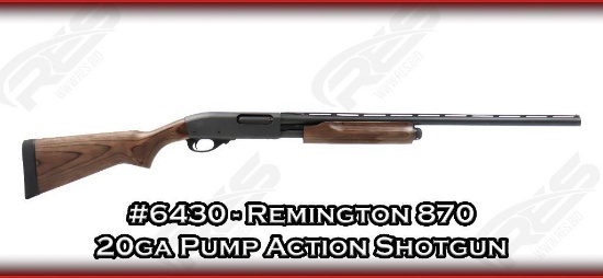 Remington 870 20ga Pump Action Shotgun