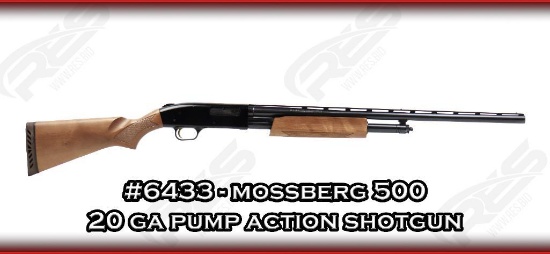 Mossberg 500 20 Ga Pump Action Shotgun