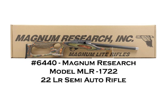 Magnum Research Model MLR -1722 22 Lr Semi Auto Rifle