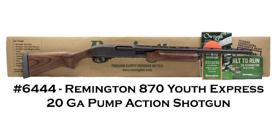 Remington 870 Youth Express 20 Ga Pump Action Shotgun