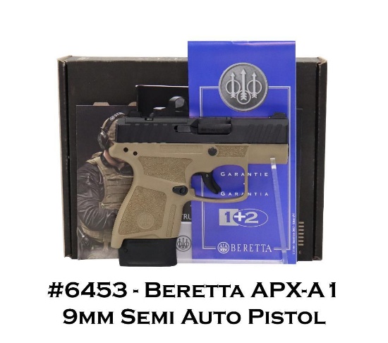 Beretta APX-A1 9mm Semi Auto Pistol