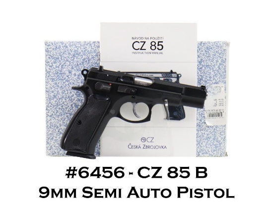 CZ 85 B 9mm Semi Auto Pistol