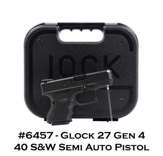 Glock 27 Gen 4 40 S&W Semi Auto Pistol