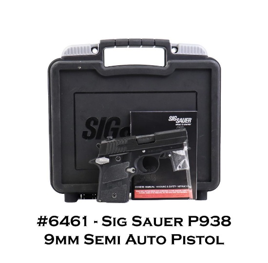 Sig Sauer P938 9mm Semi Auto Pistol