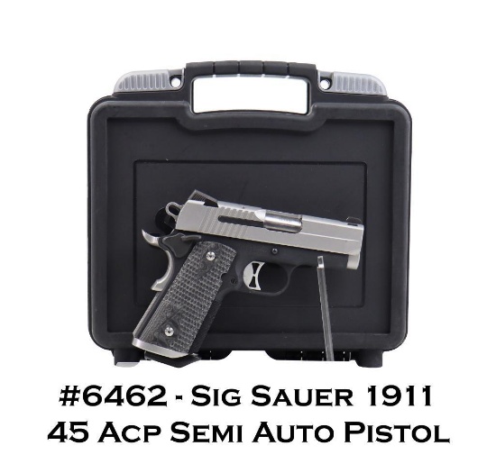 Sig Sauer 1911 45 Acp Semi Auto Pistol