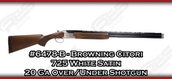 Browning Citori 725 Field 12 Ga Over/Under Shotgun