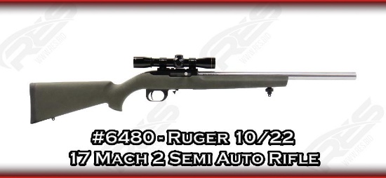Ruger 10/22 17 Mach 2 Semi Auto Rifle