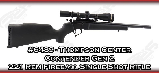 Thompson Center Contender Gen 2 221 Rem Fireball Single Shot Rifle