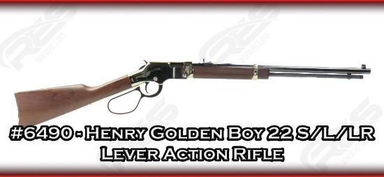 Henry Golden Boy 22 S/L/LR Lever Action Rifle