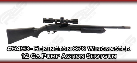 Remington 870 Wingmaster 12 Ga Pump Action Shotgun