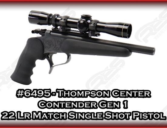 Thompson Center Contender Gen 1 22 Lr Match Single Shot Pistol