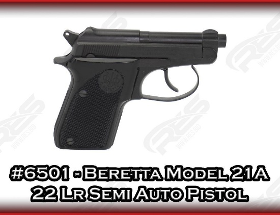 Beretta Model 21A 22 Lr Semi Auto Pistol