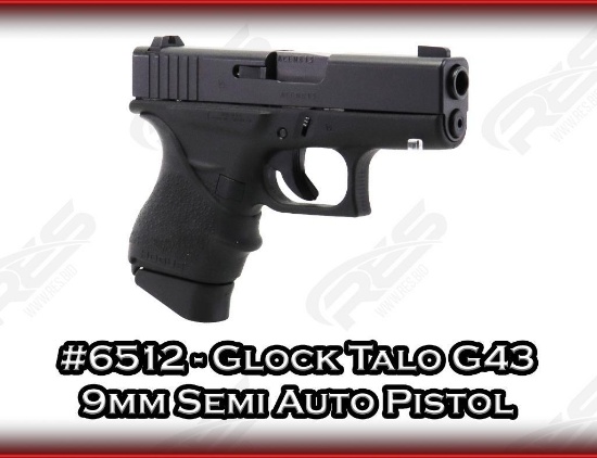 Glock Talo G43 9mm Semi Auto Pistol