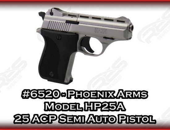 Phoenix Arms Model HP25A 25 ACP Semi Auto Pistol