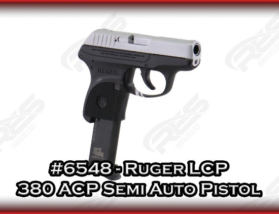 Ruger LCP 380 ACP Semi Auto Pistol