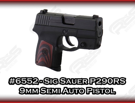 Sig Sauer P290RS 9mm Semi Auto Pistol