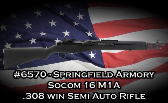 Springfield Armory Socom 16 M1A .308 win Semi Auto Rifle