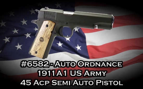 Auto Ordnance 1911A1 US Army 45 Acp Semi Auto Pistol