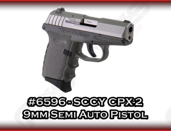 SCCY CPX-2 9mm Semi Auto Pistol