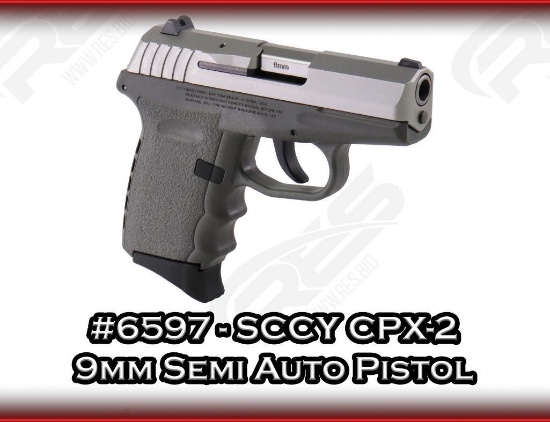SCCY CPX-2 9mm Semi Auto Pistol