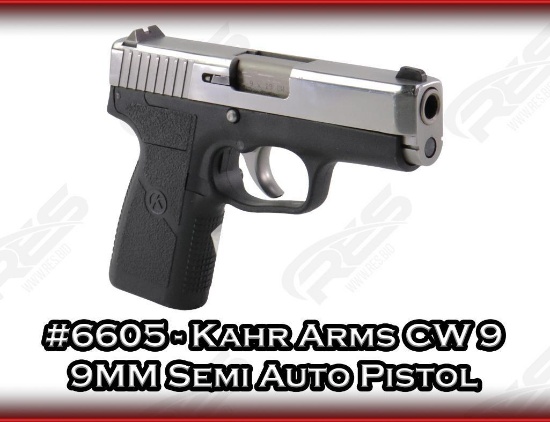 Kahr Arms CW 9 9MM Semi Auto Pistol