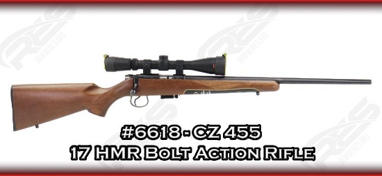CZ 455 17 HMR Bolt Action Rifle