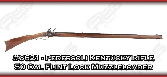 Pedersoli Kentucky Rifle 50 Cal Flint Lock Muzzleloader