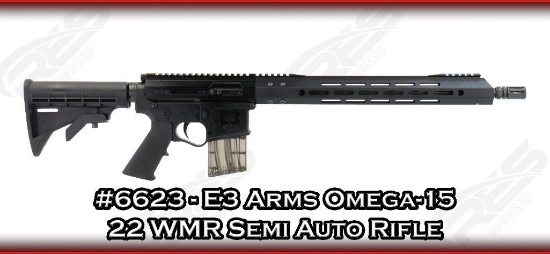 E3 Arms Omega-15 22 WMR Semi Auto Rifle