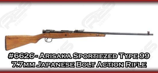Arisaka Sportiezed Type 99 7.7mm Japanese Bolt Action Rifle