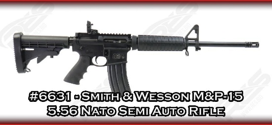 Smith & Wesson M&P-15 5.56 Nato Semi Auto Rifle