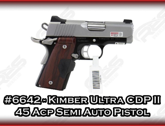Kimber Ultra CDP II 45 Acp Semi Auto Pistol
