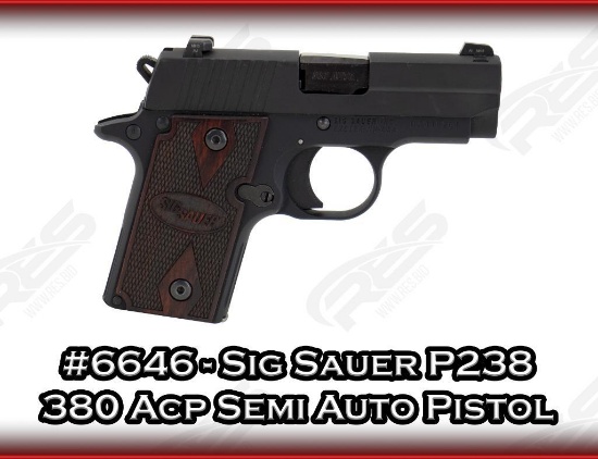 Sig Sauer P238 380 Acp Semi Auto Pistol