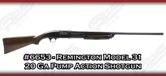 Remington Model 31 20 Ga Pump Action Shotgun