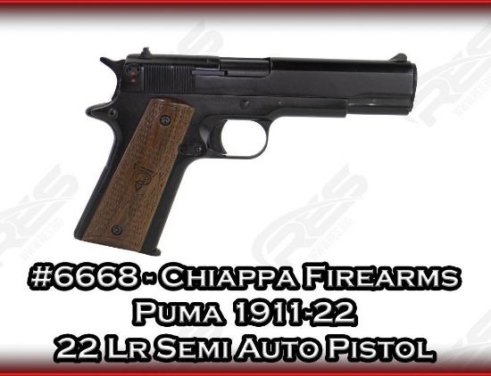 Chiappa Firearms Puma 1911-22 22 Lr Semi Auto Pistol