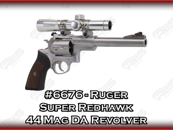 Ruger Super Redhawk 44 Mag Double Action Revolver